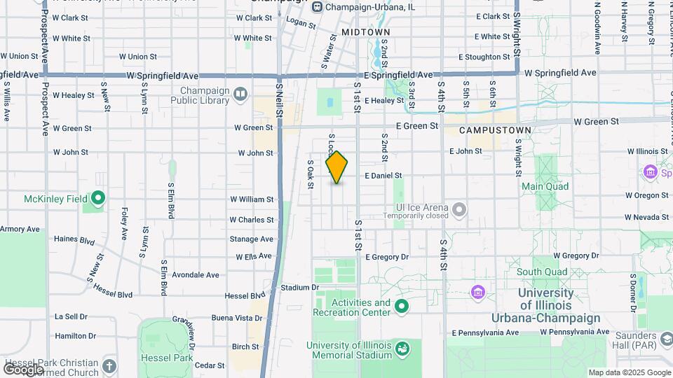 906 S Locust St Mapa y Detalles de la Ubicación