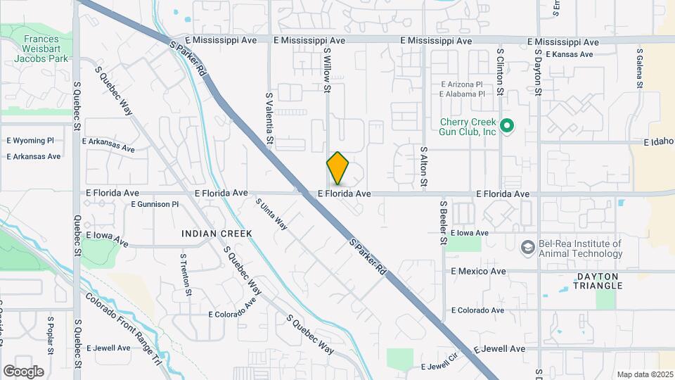 8707 E Florida Ave, Unit 410 Map and Location Details