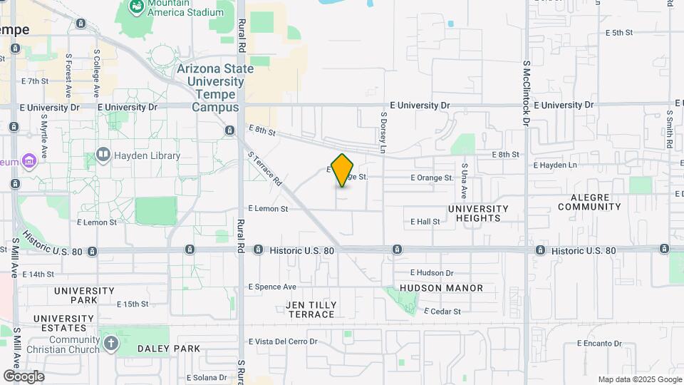 1015 S Stanley Pl Map and Location Details