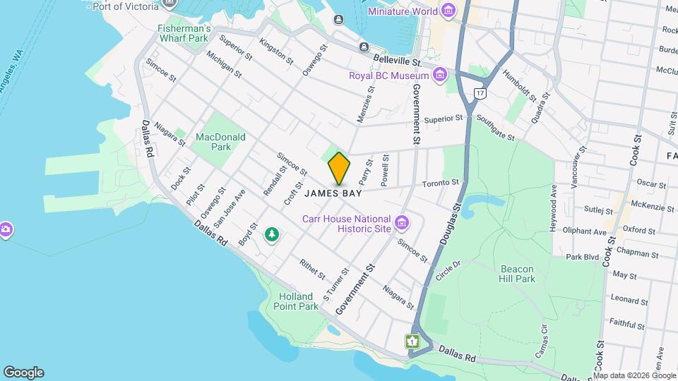 201 Menzies St Map and Location Details