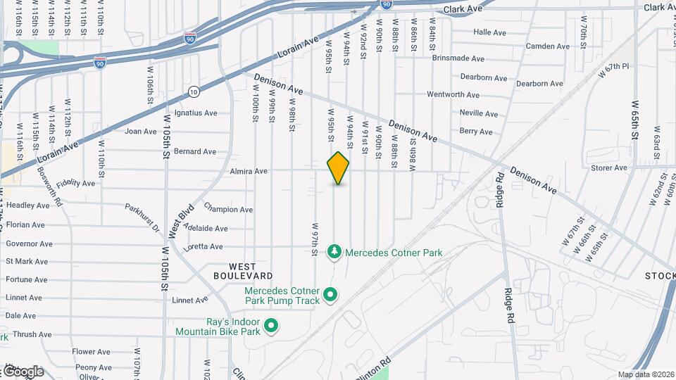 3397 W 95th St Map and Location Details