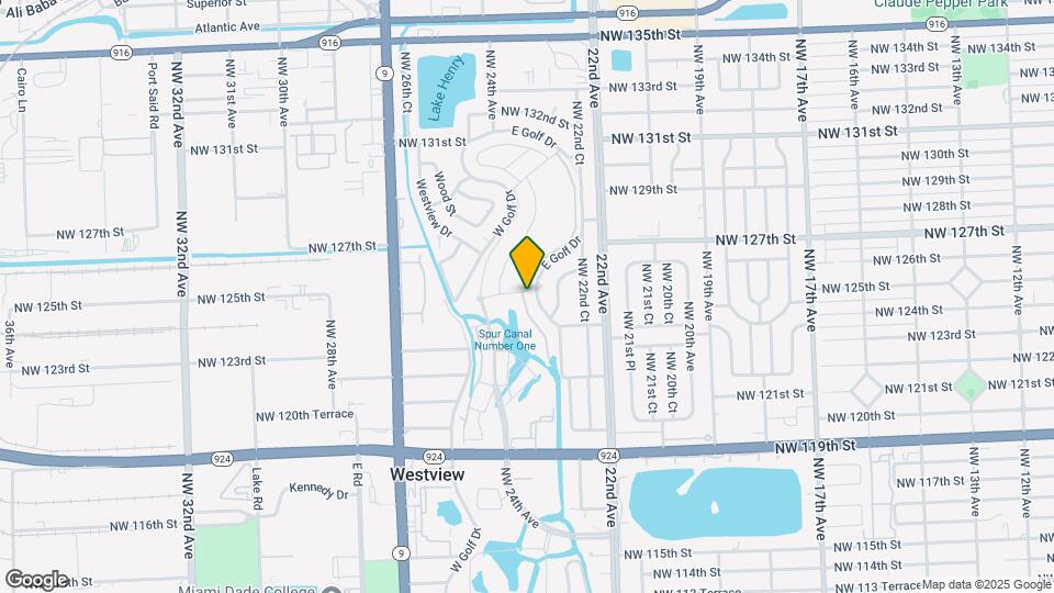 12909 NW 23rd Ct Map and Location Details