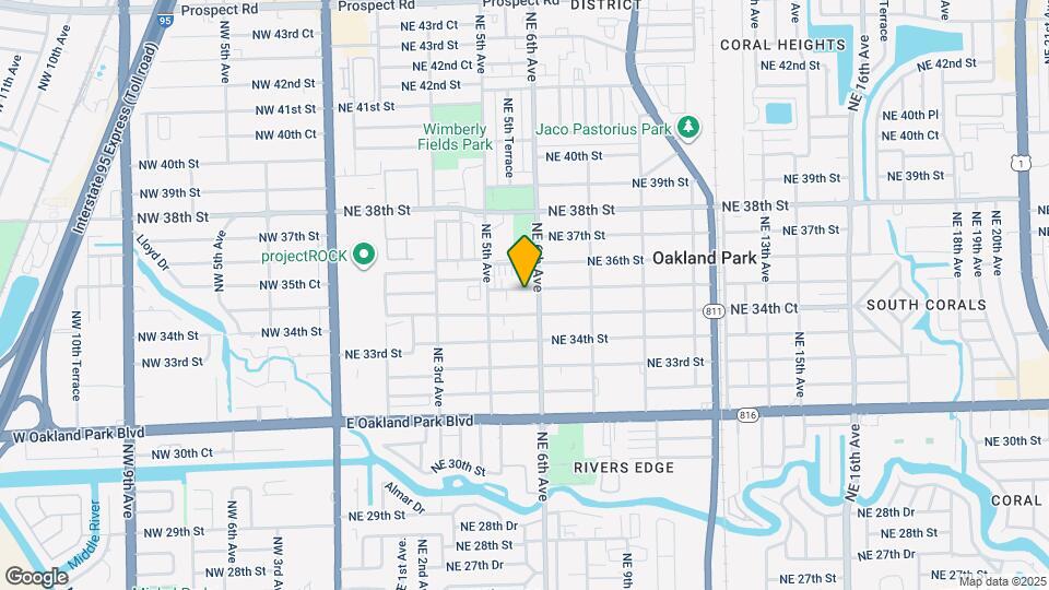 574 NE 35th St Map and Location Details