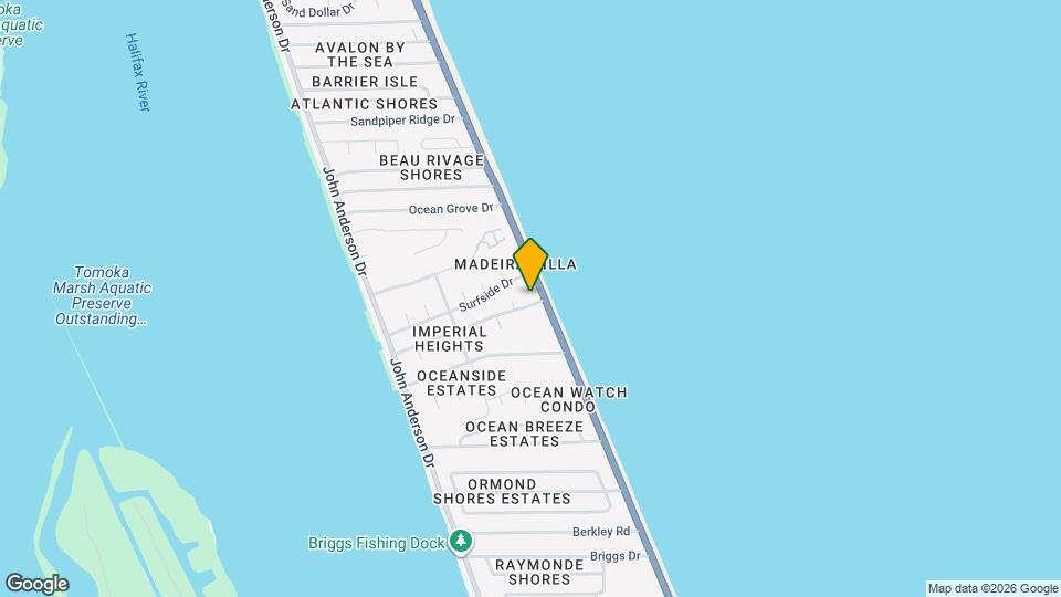 2780 Ocean Shore Blvd Map and Location Details