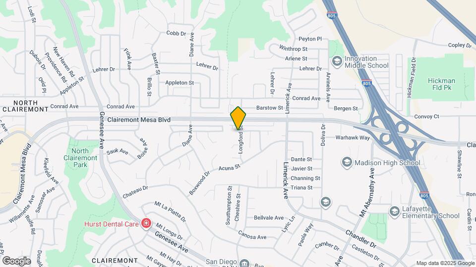 4870 Longford St-Unit -4870 Map and Location Details