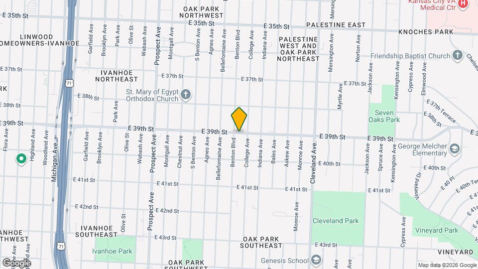 3901 Benton Blvd Mapa y Detalles de la Ubicación