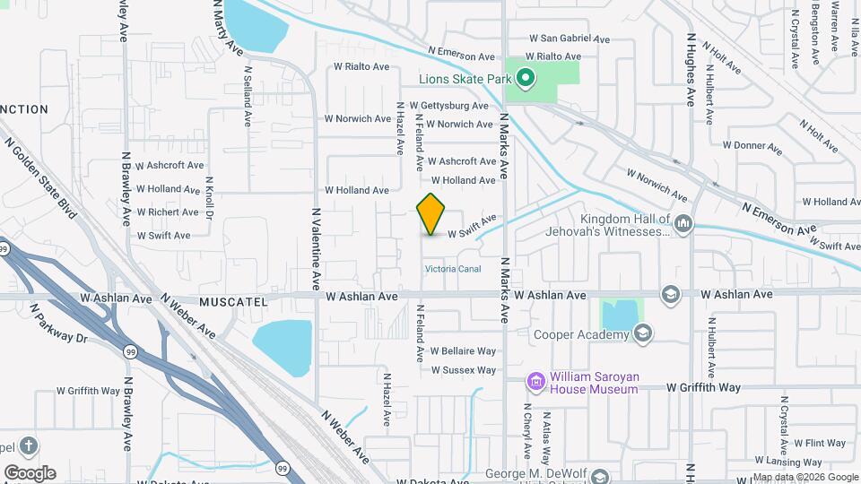 3161 W Swift Ave Map and Location Details