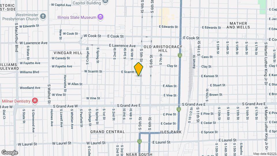 Fifth Street Apartments Map and Location Details