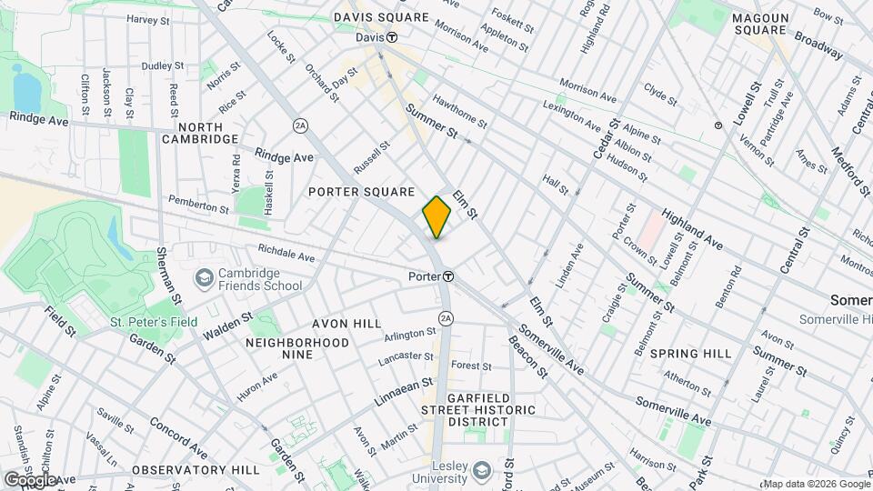 1925 Massachusetts Ave, Unit 7 Map and Location Details