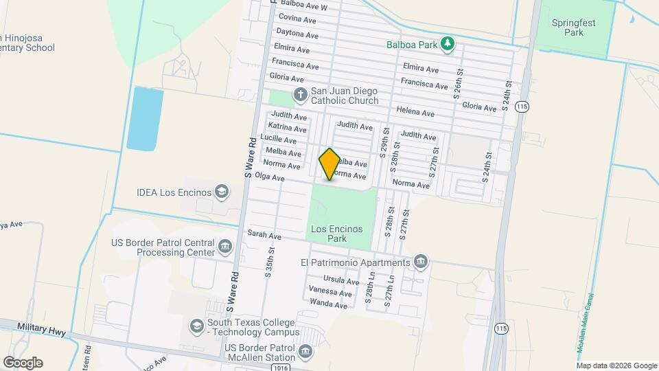 8 Olga Ave Mapa y Detalles de la Ubicación