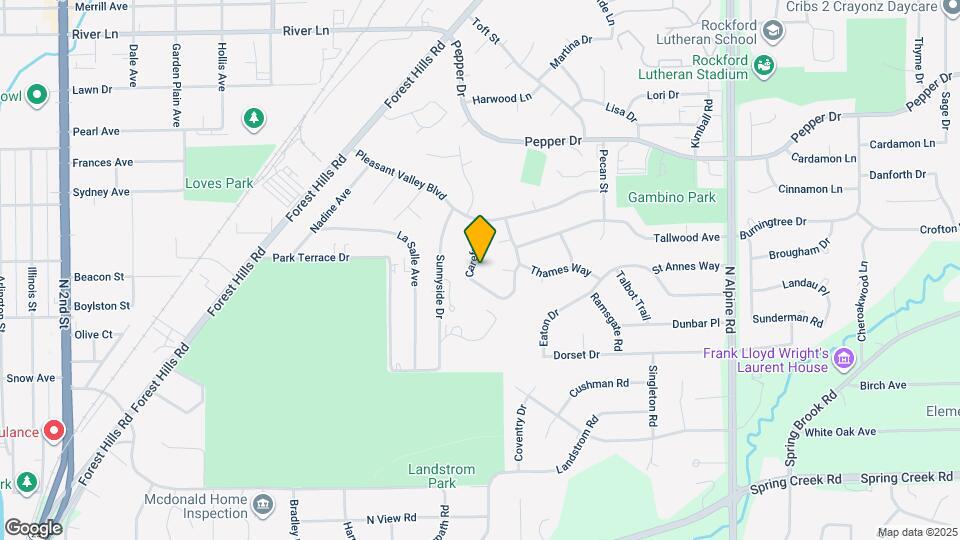 3121 Carefree Dr Map and Location Details