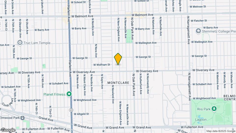 2820 N New England Ave Map and Location Details