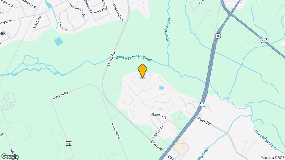 1725 Carnoustie Dr Map and Location Details