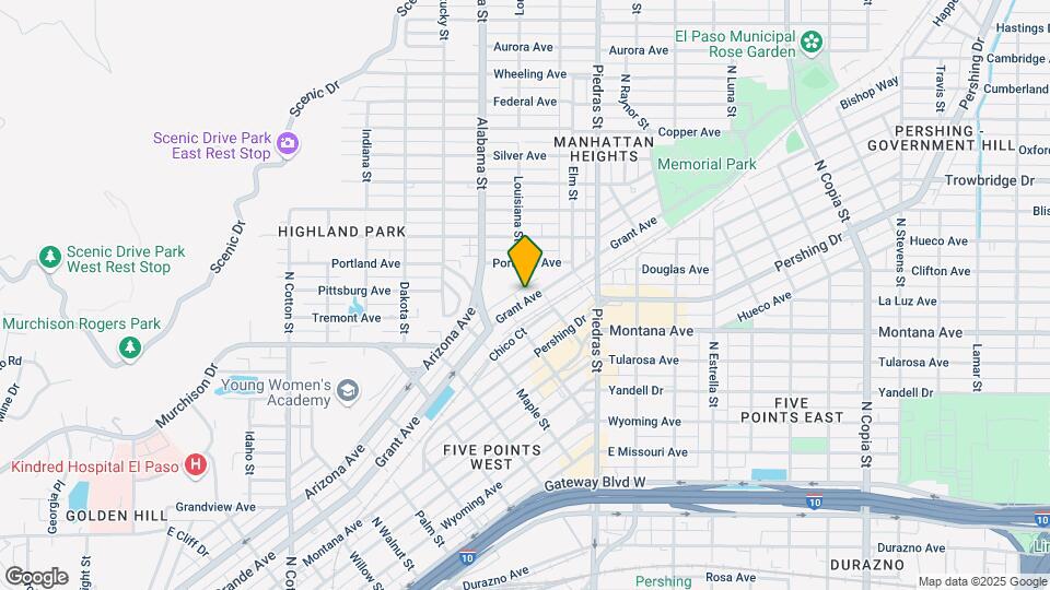 2805 Grant Ave Map and Location Details
