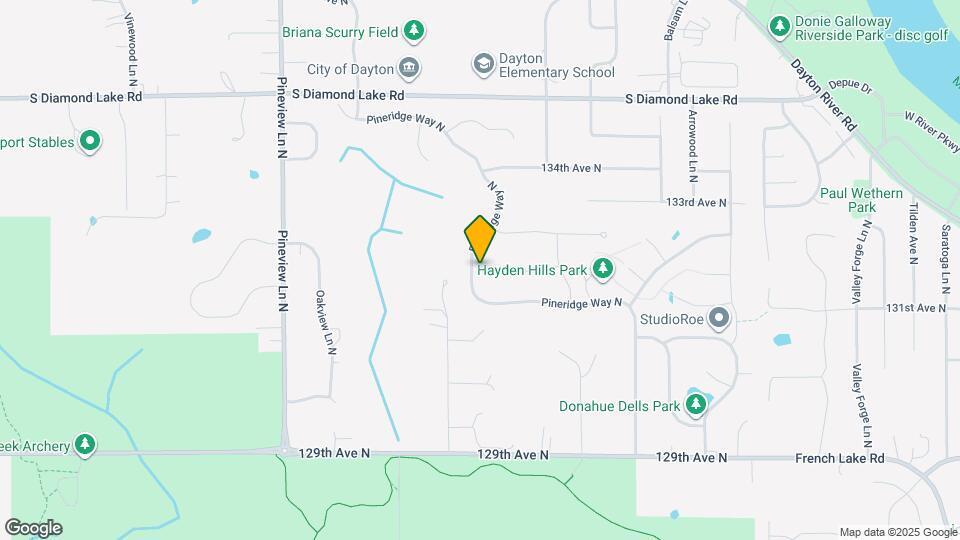 11624 Pineridge Way N Map and Location Details