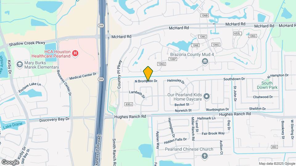 2718 N Brompton Dr Map and Location Details