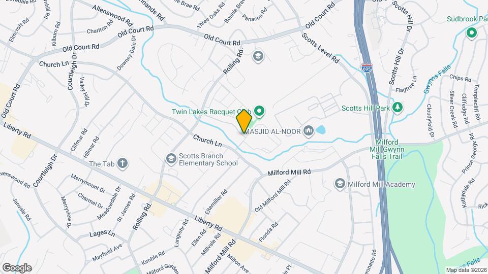8200 Vosges Rd Map and Location Details