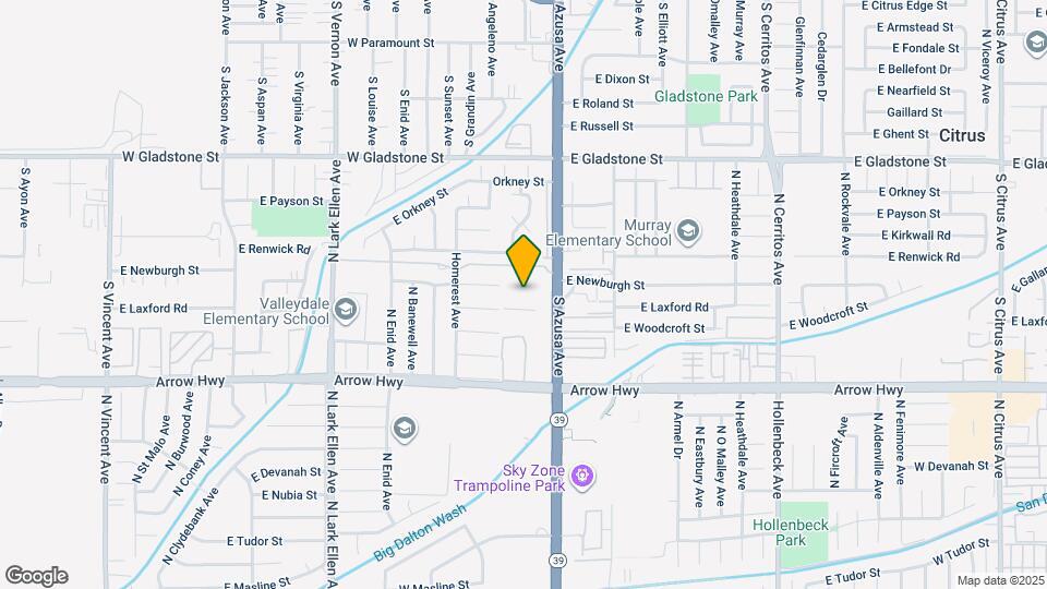 713 S Azusa Ave Map and Location Details