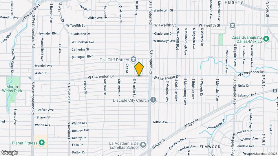 2438 W Clarendon Dr Map and Location Details