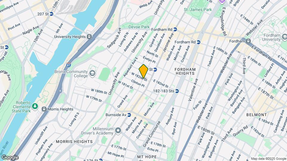 2182 Davidson Ave Map and Location Details