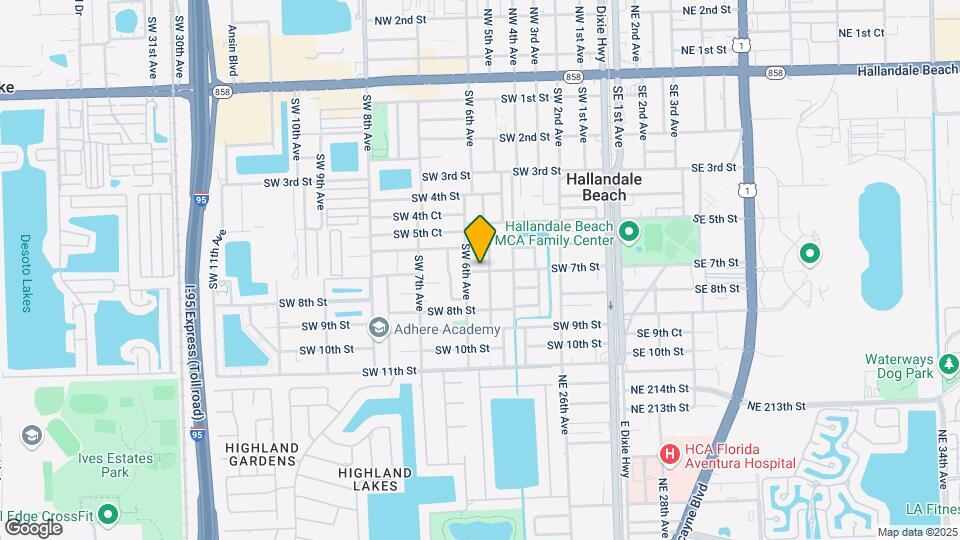 508 SW 7th St-Unit -F Mapa y Detalles de la Ubicación