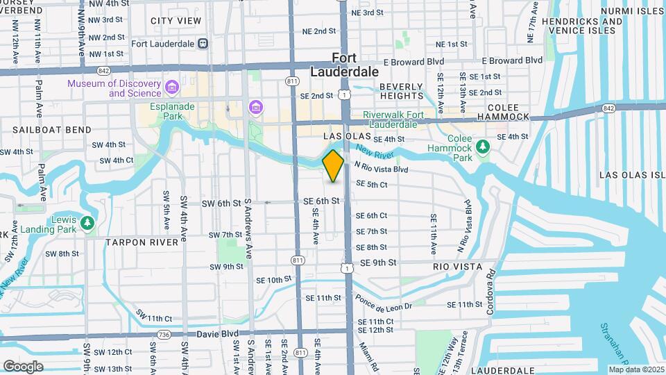 520 SE 5th Ave, Unit # 1306 Map and Location Details