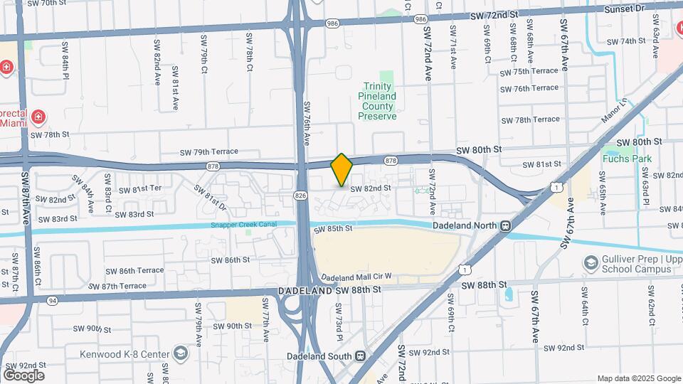 7550 SW 82nd St Map and Location Details