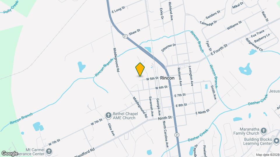 310 W 5th St Map and Location Details