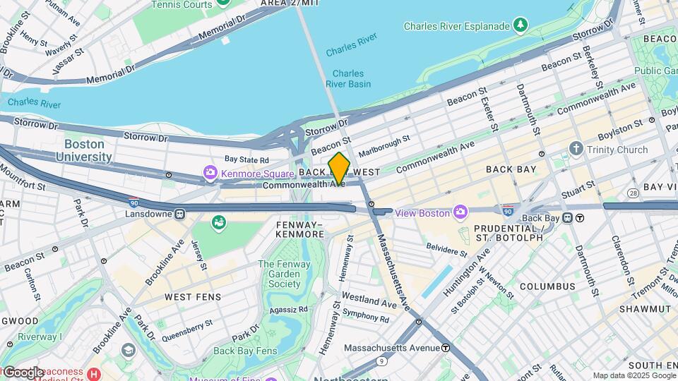 386 Commonwealth Ave, Unit 3-BR 3 Map and Location Details