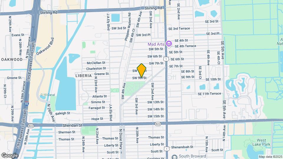 243 SW 9th St Map and Location Details