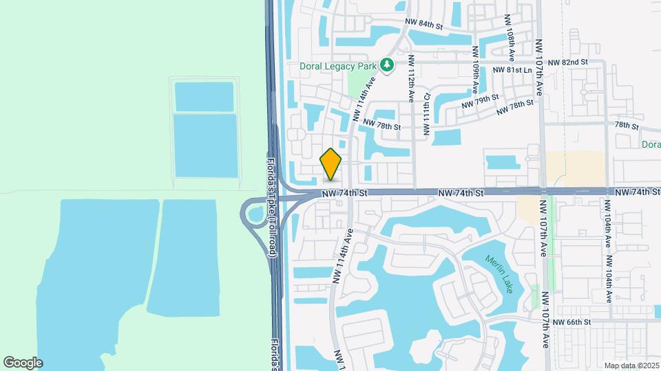 11428 NW 74th Terrace Map and Location Details