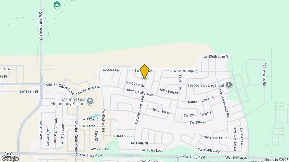 3892 SW 128th Ln Map and Location Details