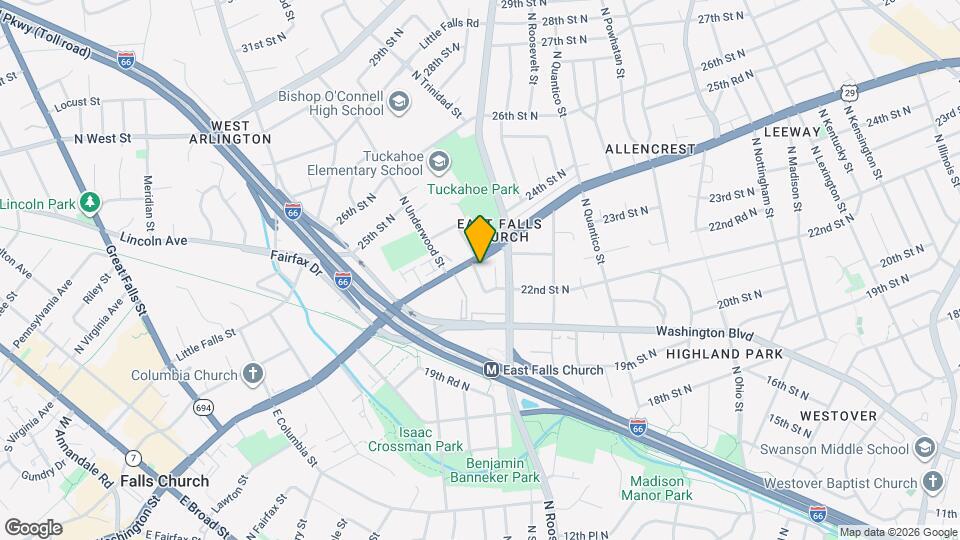 2225 N Tuckahoe St Map and Location Details