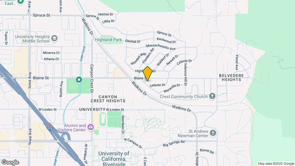 565 W Campus View Dr Map and Location Details