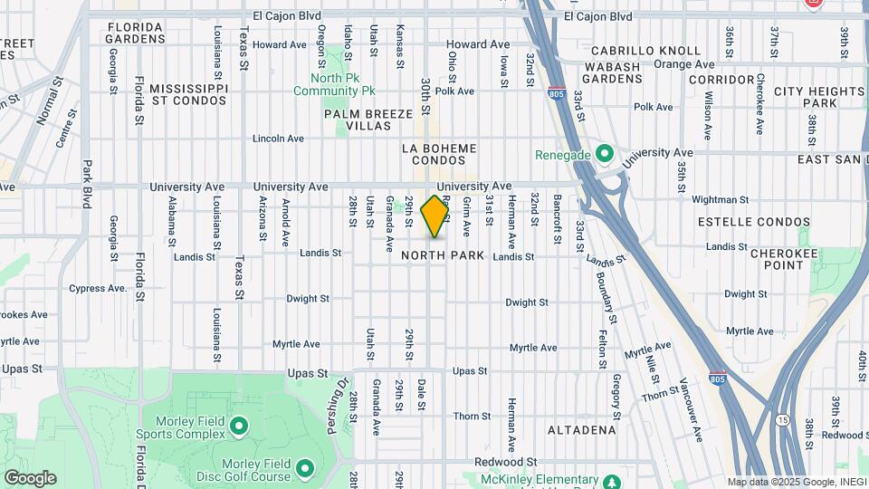 3005 Gunn St Map and Location Details