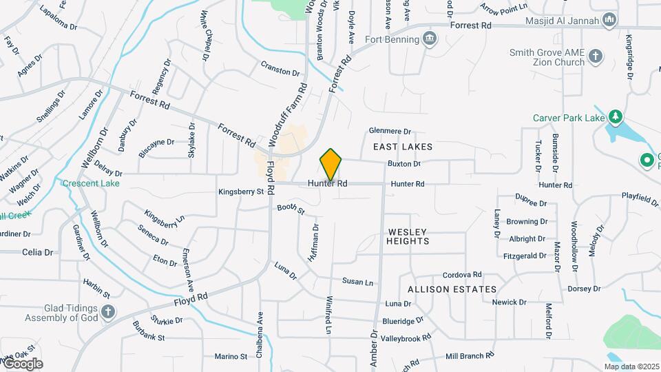 5636 Hunter Rd Map and Location Details