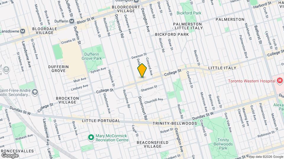 894 College St, Unit SI ID1524851P Map and Location Details
