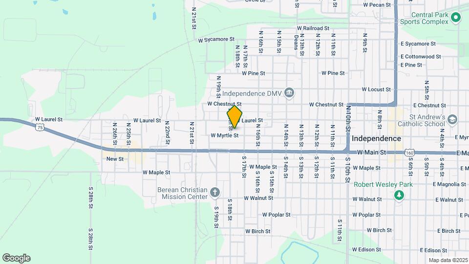 1116 W Myrtle St Map and Location Details