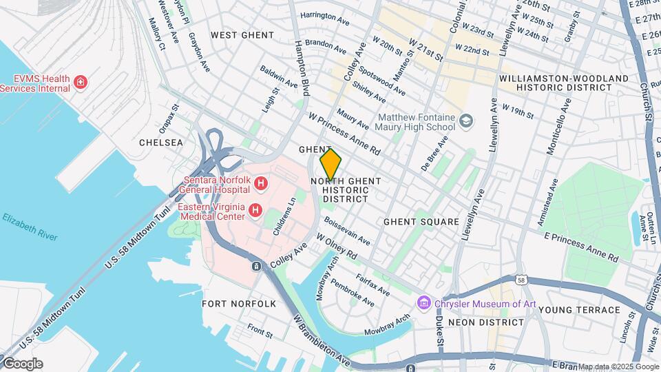 817 Manteo St Map and Location Details