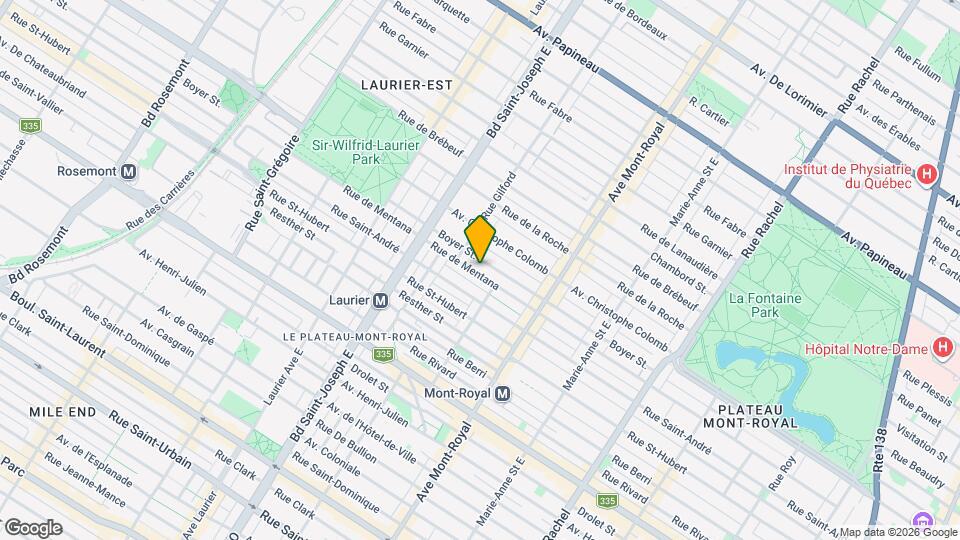 4659-4661 De Mentana Rue Map and Location Details