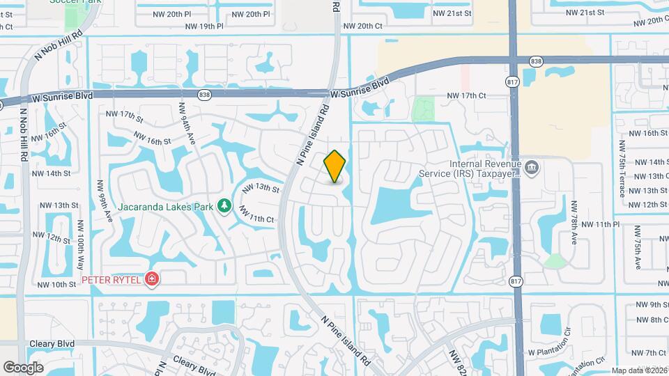 8950 NW 13th St Map and Location Details
