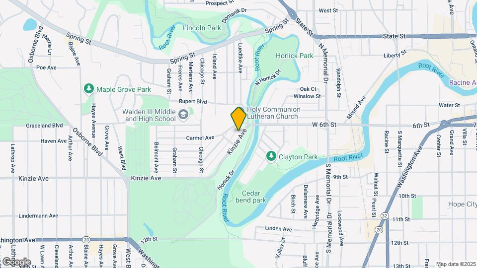 2016 Kinzie Ave Map and Location Details