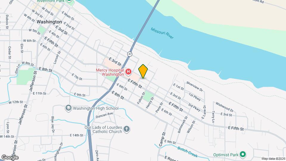 1106 E 3rd St Map and Location Details