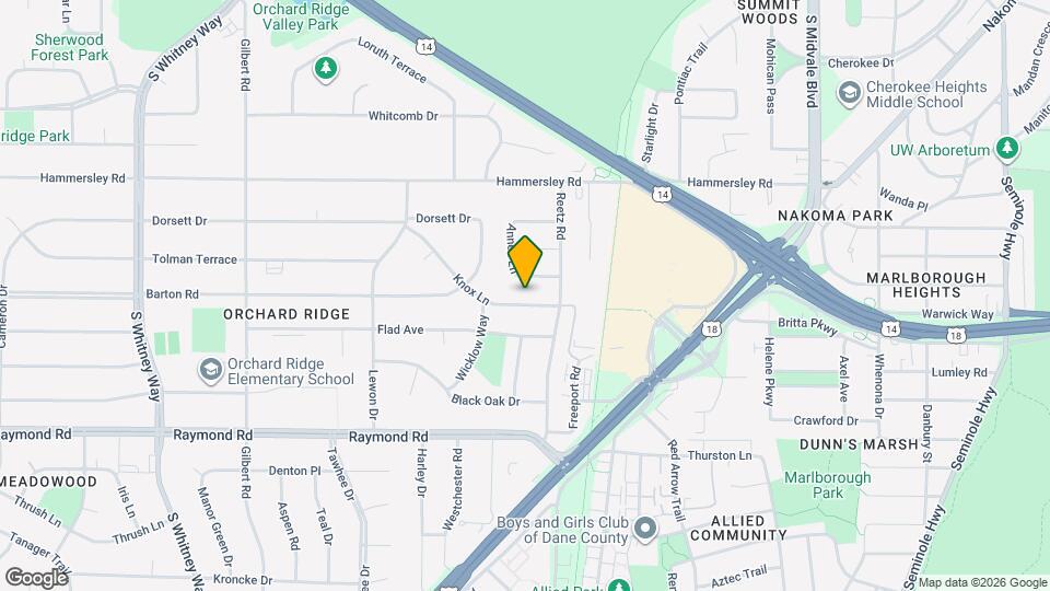 4922 Knox Ln Map and Location Details