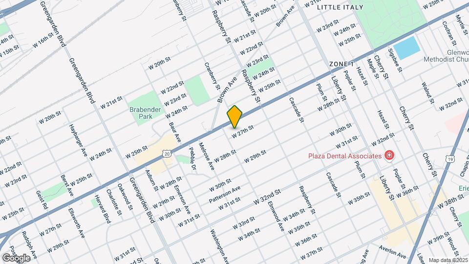 1208 W 27th St Map and Location Details