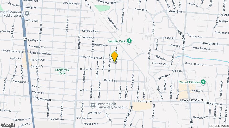 2617 California Ave Mapa y Detalles de la Ubicación