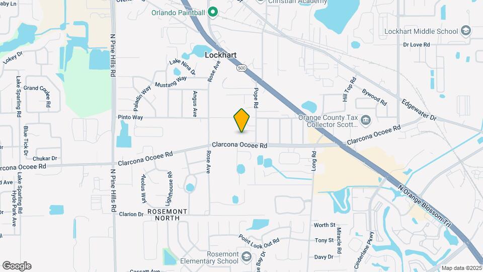 4839 Clarcona Ocoee Rd Map and Location Details