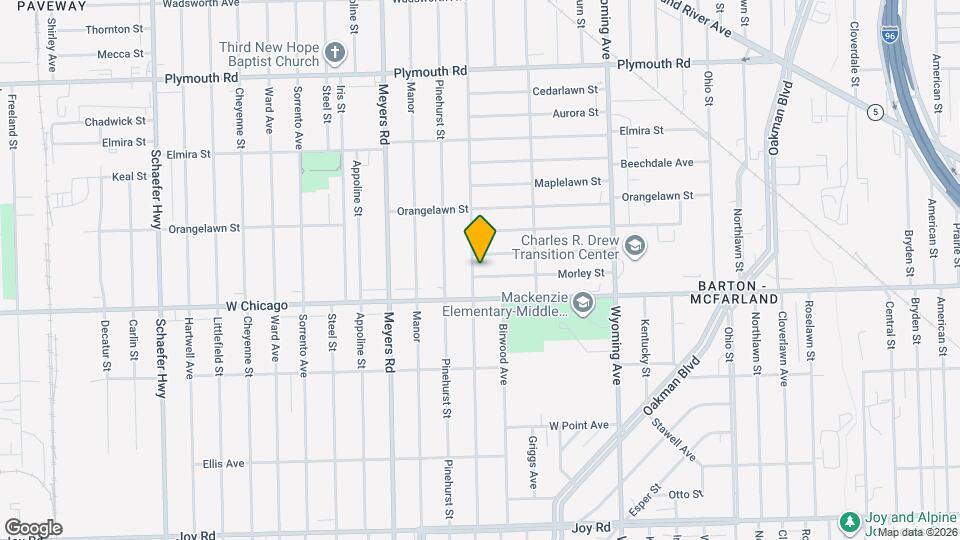 10422 Morley St Map and Location Details