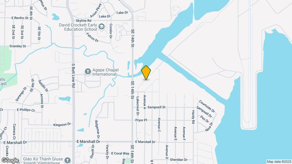1428 Lakecrest Dr Map and Location Details