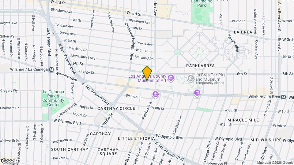 6132 Orange St Mapa y Detalles de la Ubicación